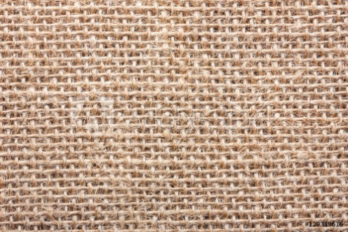 Picture of Natural brown linen fabric background